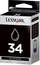 Genuine New Lexmark No 34 Black Ink Cartridge 18C0034 picture