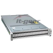 Cisco UCS UCSC-C240-M4SX, 2x E5-2680 V3, 384GB RAM, 2x UCS-HD12TB10K12G, 2 PSU picture