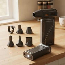 150,000 RPM Cordless Air Duster with SOS LED Light & 190G Strong Wind Pressure picture