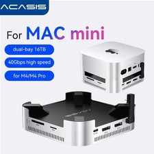 ACASIS 40Gbps Mac Mini M4 Dock Workstation & Dual SSD NVMe Case 8-in-1 USB C Hub picture