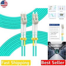 OM4 LC-LC Fiber Patch Cable 30M 40/100Gb Multimode LSZH 98ft High Speed picture