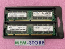 Micron MT8LSDT1664AG-13EG3 256MB (2x128MB) SDRAM PC-133U UDIMM 168pin Memory RAM picture