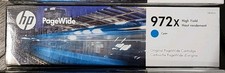 Genuine HP 972X Cyan (Blue) High Yield Ink Cartridge - New & Sealed picture