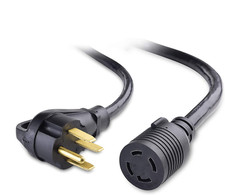 4 Prong 30 AMP to 50 AMP RV Adapter - 1.5Ft, NEMA 14-50P to L14-30R, 50A to 30A picture