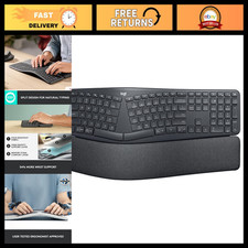 Ergonomic Wireless Split Keyboard with Wrist Rest - Comfortable Typing Solution picture