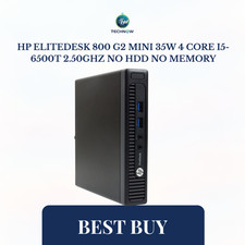HP EliteDesk 800 G2 Mini 35w 4 Core i5-6500T 2.50GHz  No HDD No memory picture