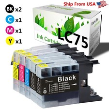 5-PacK LC75 LC75 XXL Ink Cartridge for MFC-J625DW Printer picture