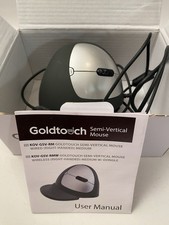 GOLDTOUCH KOV-GSV-RM ERGONOMIC WIRED SEMI VERTICAL MOUSE RIGHT HANDED MEDIUM picture