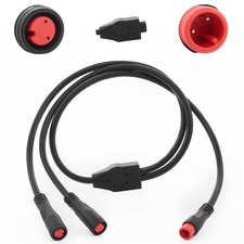 1T2 Y-Splitter Extension Wire with Julet Type 2pin Connector for Bike Headlig... picture