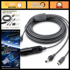 3-in-1 Mini Satellite DC Power Cable for Trucks, RVs, Boats & Camping Use picture