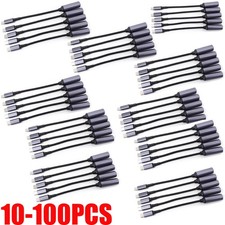 Lot 10 - 100 For HP DELL 100W 7.4mm Power Adapter Converter Cable To USB-C Port picture
