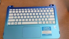 OEM HP 11-P010NR 11-P SERIES PALMREST TOUCHPAD KEYBOARD 794301-001 PK131A61C00 picture