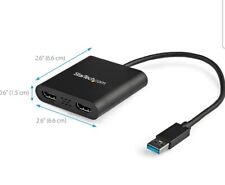 StarTech.com USB 3.0 to Dual HDMI Adapter - 4K & 1080p - External Graphics Card picture