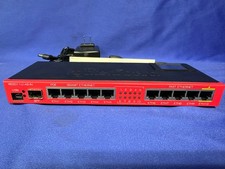 MikroTik RB2011UiAS-IN Gigabit RouterBoard 10-Port SFP LCD Router NEW Open Box picture