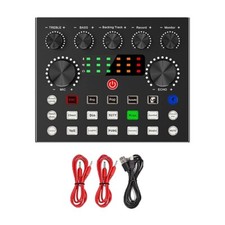 USB Interface External Sound Card Live Broadcas Microphone Audio Card Equipment picture