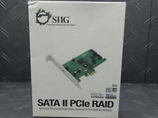 SIIG SC-SAER12-S2 SATA II PCI E Raid Controller Card 2 Port 300Mbps picture