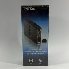 New Trendnet TFC-110MSC 100Base-TX to 100Base-FX Multi Mode SC Fiber Converter picture