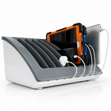 OPEN BOX 10-Port USB Charging Station for 8 Devices, 140W USB-C PD Dock picture