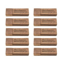 Lot 30PCS 1/2/4/8/16GB Engraved Wood USB Flash Drive Thumb Memory Custom Logo picture
