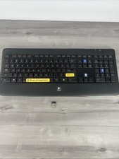 Logitech K800 Illuminated Wireless Keyboard 820-002795 Y-R0011 W Unifying Dongle picture