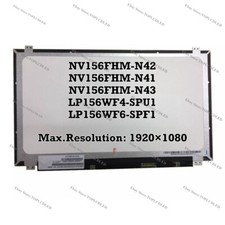 NV156FHM-N42 Fit NV156FHM-N41 NV156FHM-N43 LP156WF4-SPU1 LP156WF6-SPF1 LCD FHD picture