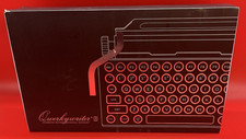 Qwerkywriter S Typewriter Inspired Mechanical Keyboard~White~USB-C/Bluetooth picture