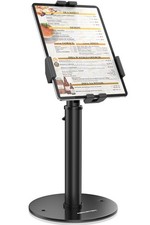 AboveTEK Tablet Kiosk Stand for iPad Samsung 360 Swivel Anti-Theft Locking Mount picture