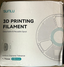 SUNLU Silk PLA+ Dual Color 3D Printer Filament 1.75mm Black/Green 1kg picture
