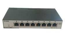 D-Link Model DGS-1100-08P 8-Port PoE Smart Managed Switch | No Power Adapter picture