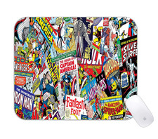Colorful Comic Book Theme Pop Art Desk Mat Graphic Gaming Mouse Pad picture