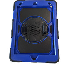 Fashion Defense Case Tablet Protective Case. Shock Resistant Blue iPad 9th Gen picture