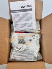 New 50 Pcs Leviton 61110-RW6 Cat 6 Keystone jack Gigabit RJ45 White QuickPort picture