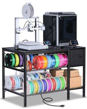 AHOWPD 3D Printer Table with Filament Storage Rack & Drawer Organizer picture