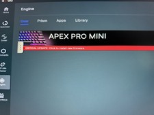 SteelSeries Apex Pro Mini Wired RGB Illuminated QWERTY English Keyboard Black picture