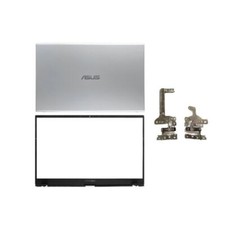 Silver Back Cover Bezel Hinges For ASUS VivoBook X512 X512U F512 V5000F Top Lid  picture