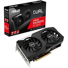 ASUS Dual AMD Radeon RX 6600 8GB GDDR6 Gaming Graphics Card DUAL-RX6600-8G picture