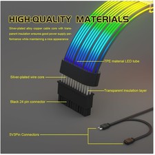 RGB PSU Cable Set for PC Case - 5V Addressable picture