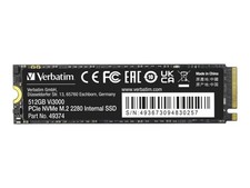 Verbatim PCIe 3.0 m.2 2280 NVMe Vi3000 PCIe NVMe M.2 SSD 512GB 49374-483 picture