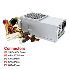 New PSU 250W SFF DT Power Supply Fit Dell Studio Slim Desktop 540s 537s 560s USA picture