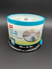 Staples 700MB 80MIN 52X CD-R Spindle 50 Pack 10365 NEW SEALED picture