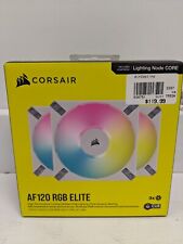 CORSAIR - AF120 RGB ELITE 120mm Fluid Dynamic Bearing 3x Fan Kit - New picture