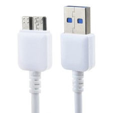 White USB 3.0 Cable For G-Technology G-DRIVE 0G02576 Mini 1TB Hard Disk Drive HD picture