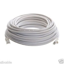 150 FT Cat5 cat5e RJ45 Ethernet LAN Network Cable for PC Internet Router White picture