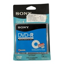 Sony Handycam DVD-R Printable Recordable 5-Pack New Sealed picture