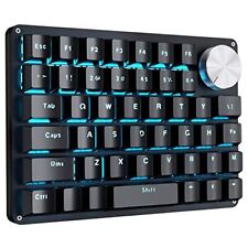 Koolertron One Handed Mechanical Gaming Keyboard, Programmable Keypad,Rotating K picture