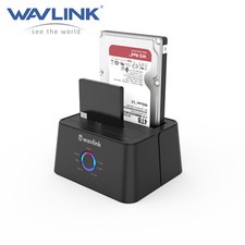 USB 3.0 to SATA External Hard drive Docking Station, Dual Bay &2.5