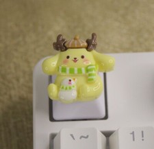 Sanrio Pompompurin Keycap Hello Kitty Christmas Keycap R4 - 1pc picture