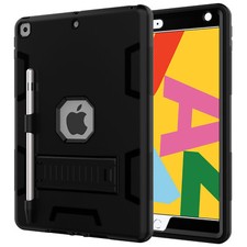 Military Shockproof Heavy Duty Rubber Hybrid Stand Case For iPad 10.2 2019 7th picture