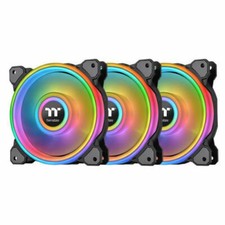Thermaltake CL-F089-PL14SW-B Riing Quad 14 RGB Radiator Fan TT Premium (3 Pack) picture