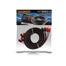 Sundown Audio 4 Channel SB Series RCA Interconnect Cables 12ft - 25ft picture